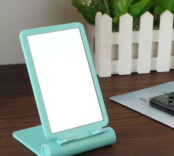JZ-Y001 Desk Holder Cell phone Tablet With Portable Makeup Mirror