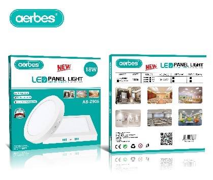 Aerbes AB-Z906-1 Square Non Isolated Wide Pressure Panel Ceiling Light 18W