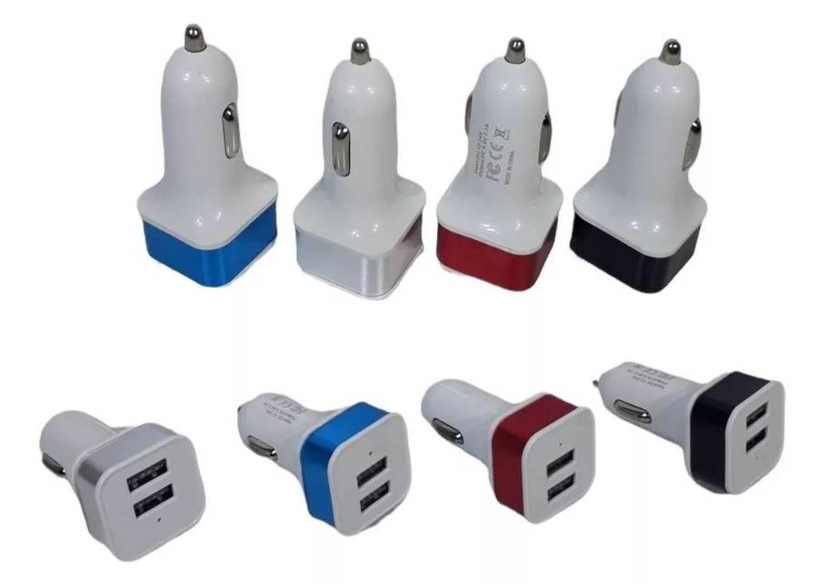 1A Pack Of 50 Pieces Dual USB Car Charger 2.1A