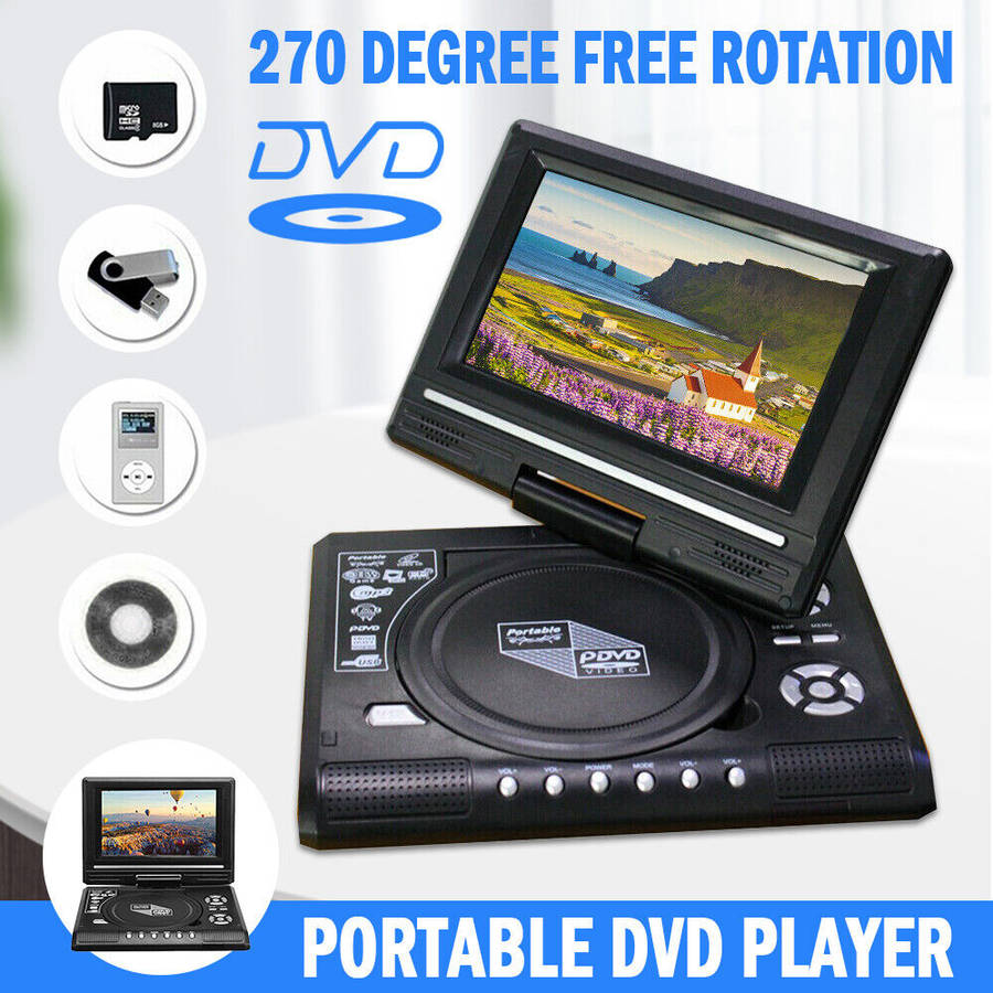 LMD-750 Portable HD DVD Player With LCD Screen With TV Tuner/Card Reader/USB/Game 7.8"