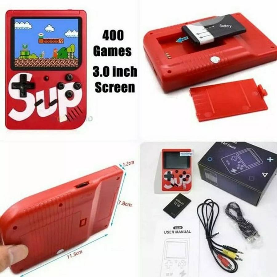 2.8-S 400 In 1 Portable Mini Handheld Game Console With Built-In 400 Games