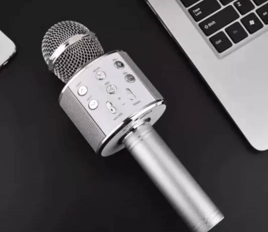 WS-858 Wireless Bluetooth Handheld Karaoke Microphone