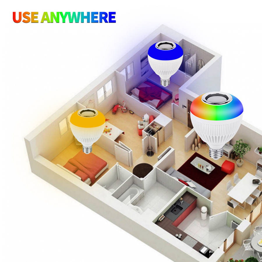 FA-WJ-L2 LED RGB Music Bulb With Remote Control 12W