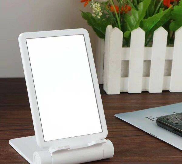 JZ-Y001 Desk Holder Cell phone Tablet With Portable Makeup Mirror