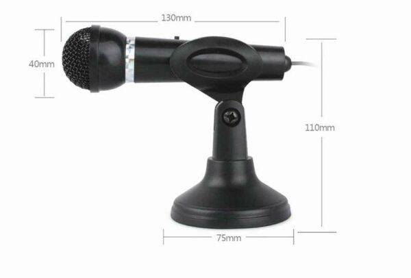 YW-30 3.5mm Plug Condenser Microphone Home Stereo Recording Microphone Interview Mic