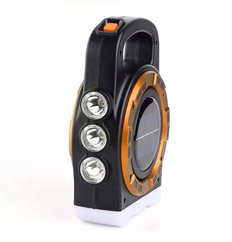 FA-6678L 20W Solar Powered Portable LED Light With 3 Light Sources and USB Charging