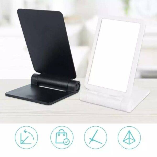 JZ-Y001 Desk Holder Cell phone Tablet With Portable Makeup Mirror