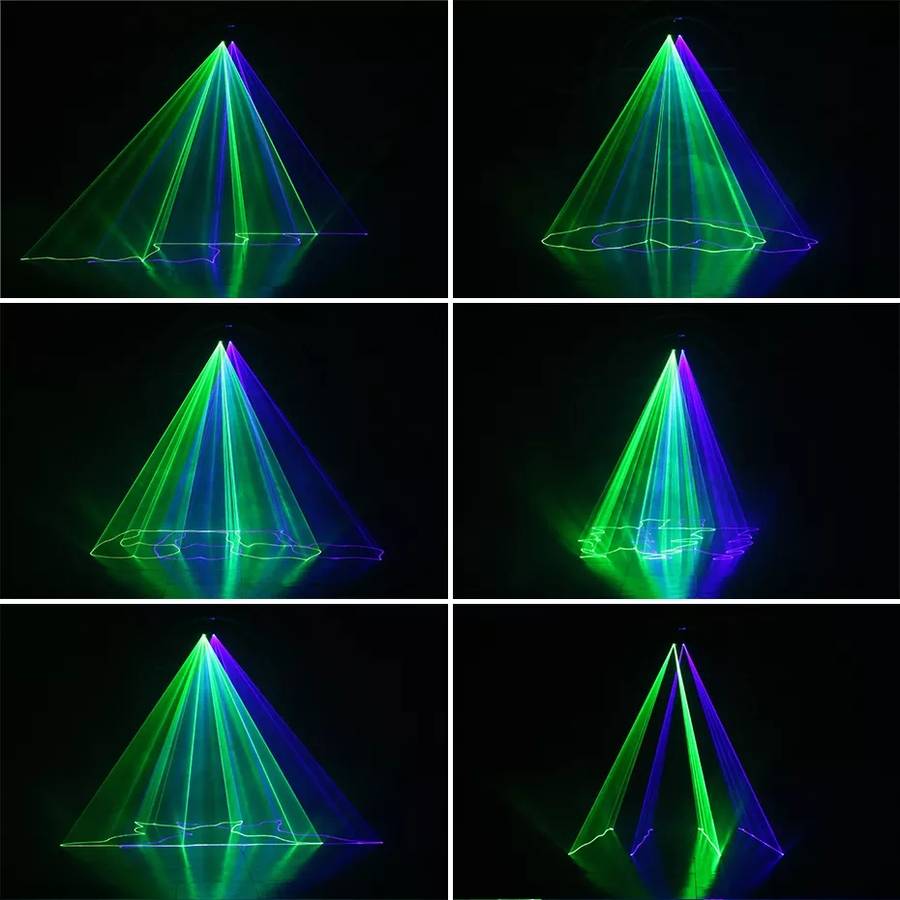 Dual Head Full Colour Line Laser Stage Light