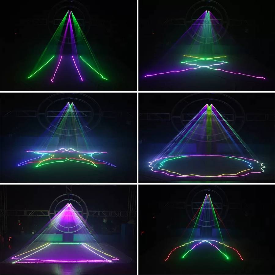 Dual Head Full Colour Line Laser Stage Light