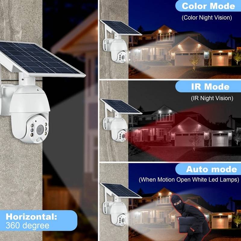SE-S10 4G Solar PTZ Surveillance Camera Ubox App