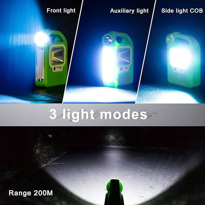 Aerbes AB-TY36 Solar Powered Emergency COB + LED Light