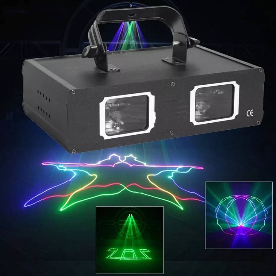 Dual Head Full Colour Line Laser Stage Light