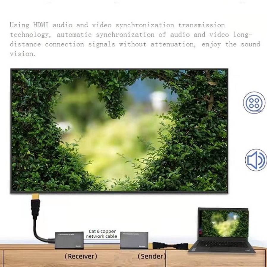 SE-169 HDMI To Two RJ45 Extender