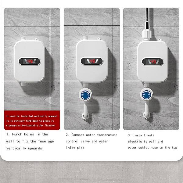 Jiageng JG20375666 Tankless Water Heater Shower Set