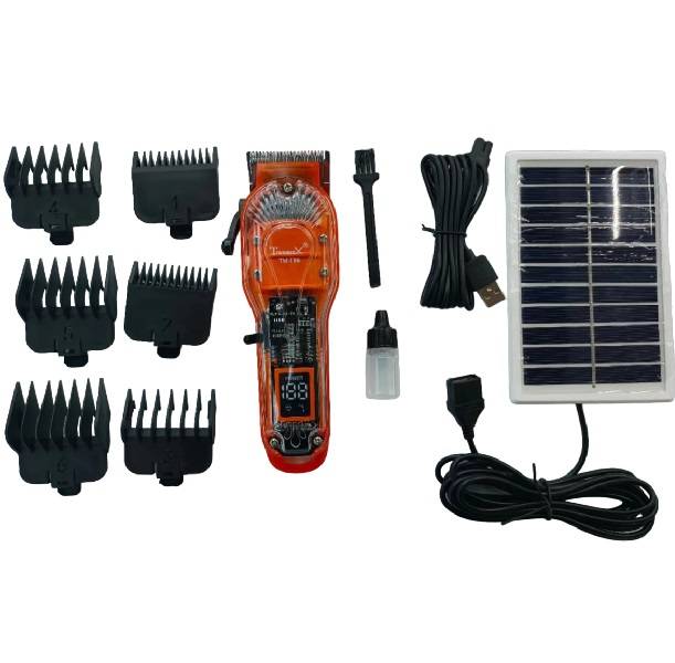 TM-T66 Trimmer Solar Powered Hair Shaver