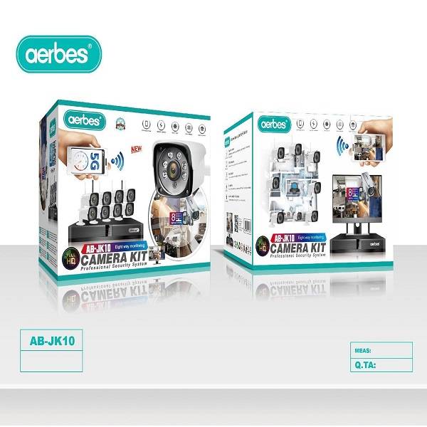 Aerbes AB-JK10 Wifi Camera Surveillance Kit 8 Channel
