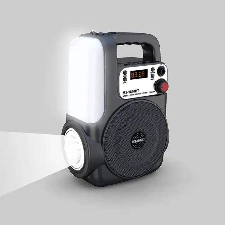 MS-1810BT RGB Multimedia Bluetooth Speaker With USB/SD/FM Radio