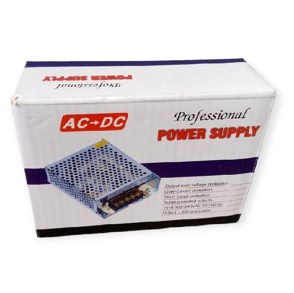 12V 5A Mini Power Supply with Circuit Protection