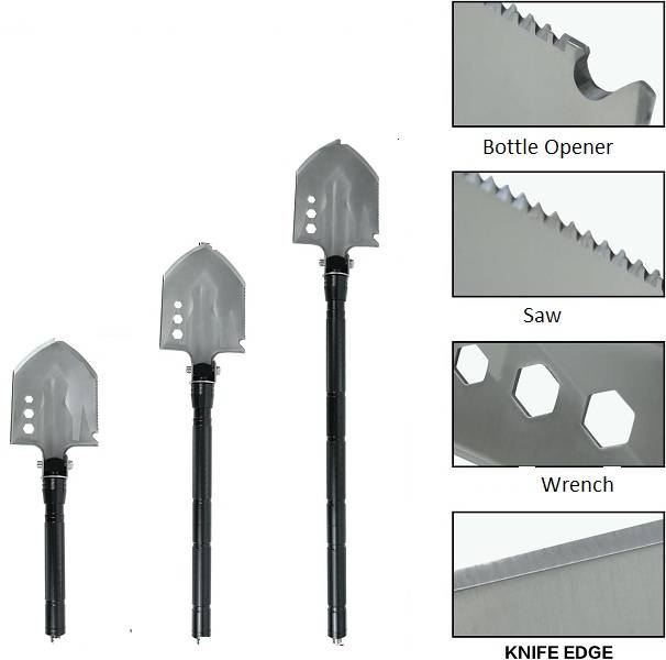 183793 Multifunction Tactical Shovel Folding Camping Survival Emergency Tools183793 Multifunction Ta