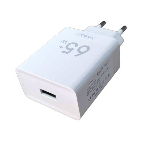 Treqa CS-228 Single USB Charger With Micro Cable