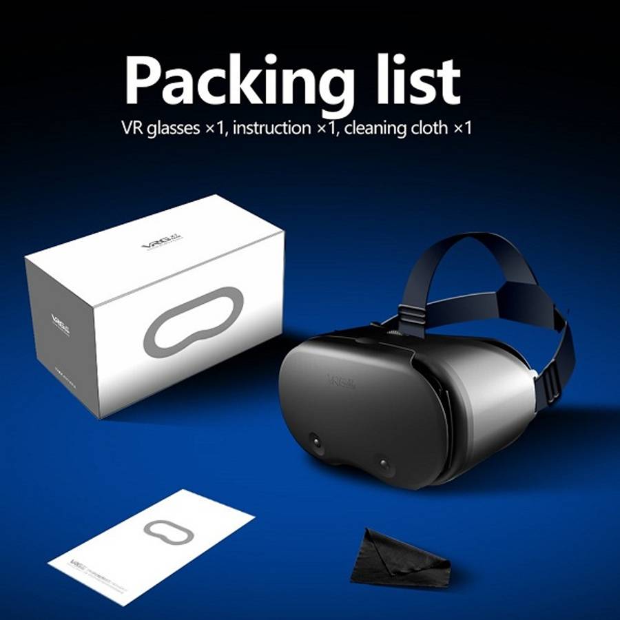 VRG Pro X7 VR Glasses Virtual Reality Wide Angle For 5 To 7 Inch Smartphone