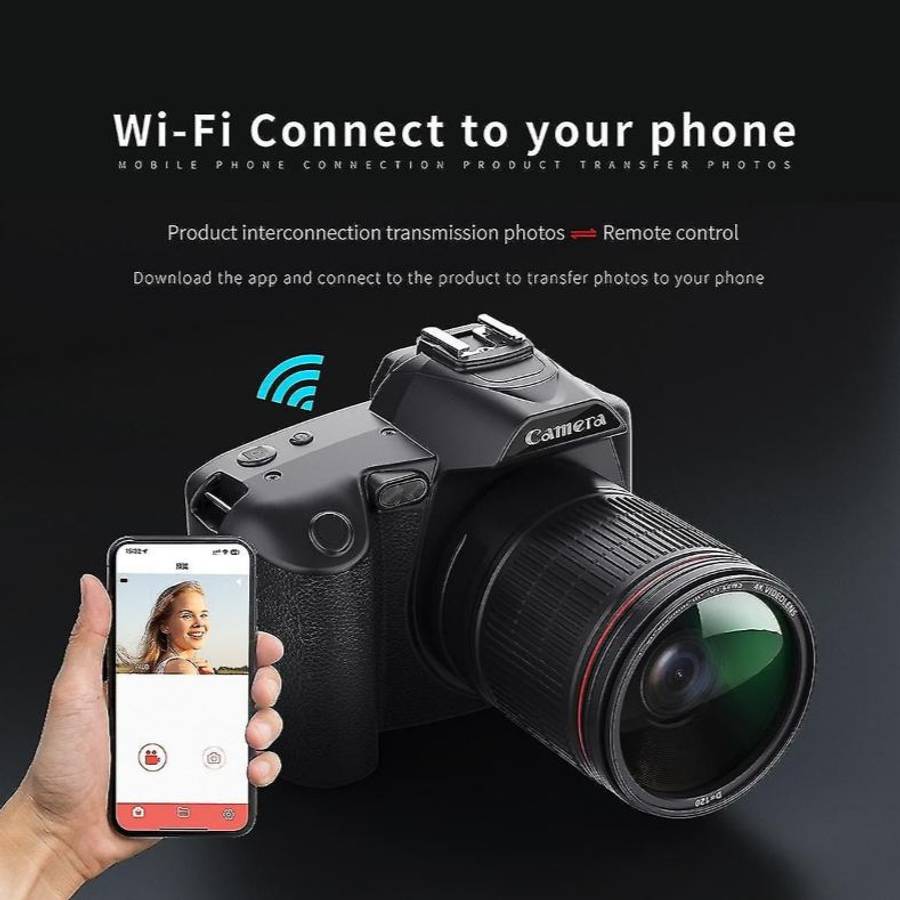D5 Wifi SLR 4K Camera 4 in 1 Vlogging Set