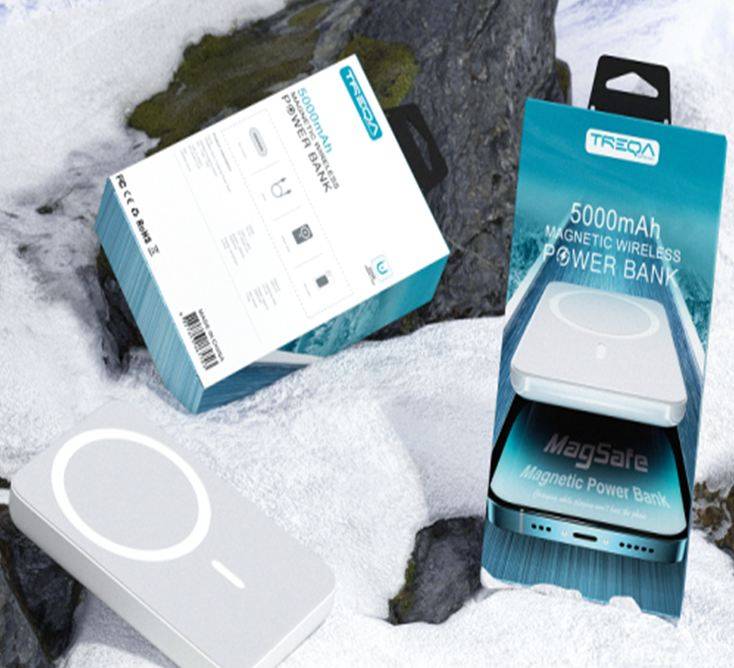 Treqa TR-966 Magnetic Wireless Power Bank 5000Mah