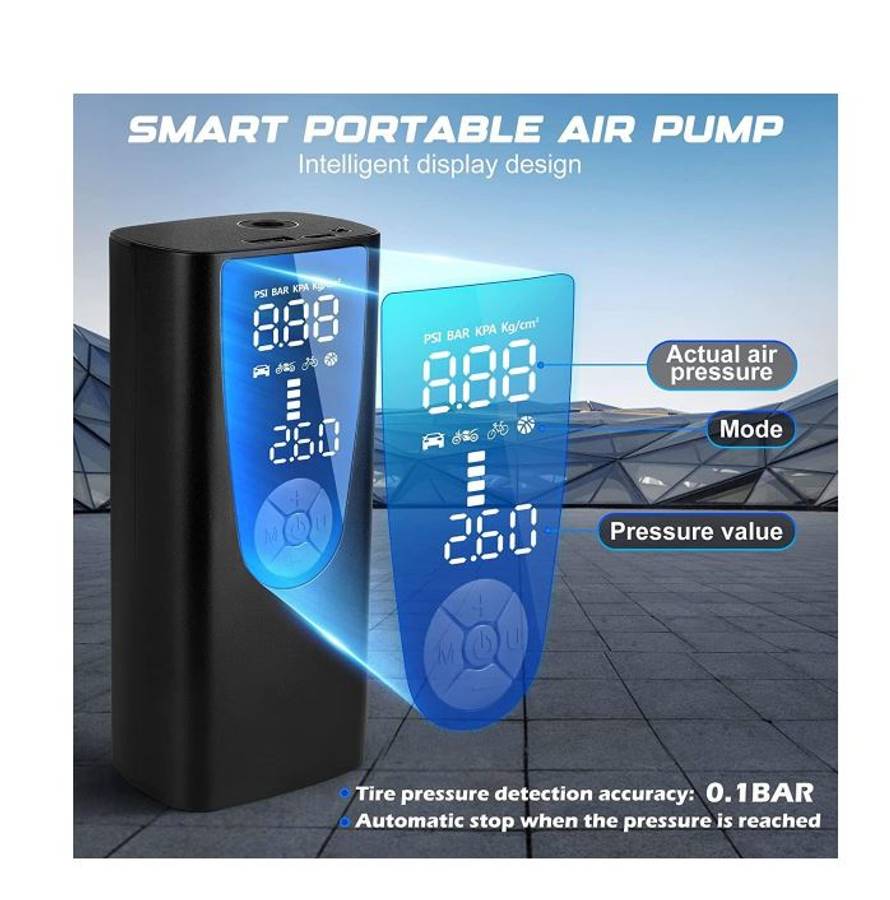 Aerbes AB-CQ06 8000mAh Wireless Inflation Tyre Pump