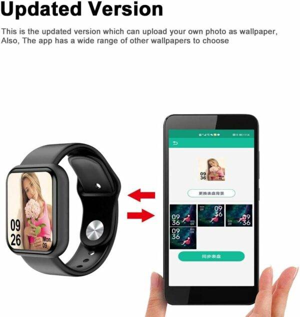 SE-017 Macaron Heart Monitor Fitness Tracker Waterproof Sport Smart Watch