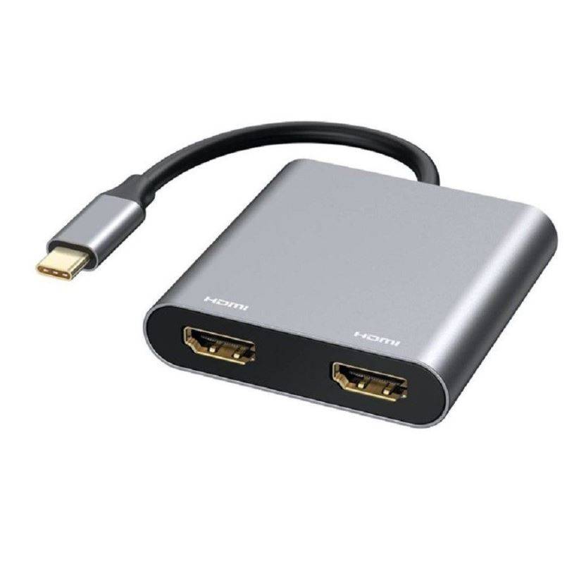 SE-L50 USB-C To Dual 4K 60HZ HDMI+USB 3.0 And Type C Multi Monitor Adapter Converter