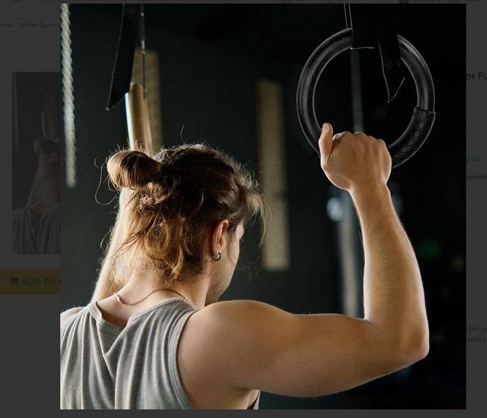 Swelldom Sports World 183683 Sports Fitness Gymnastic Rings