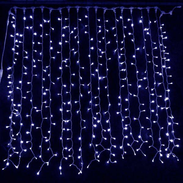 ZYF-D139 3m x 2m Blue LED Fairy Light Curtain