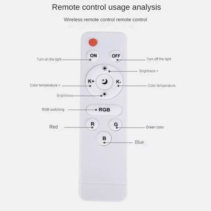 MJ45 18" RGB And White Ring Light with 2.1m Stand, 3 Cellphone Holder