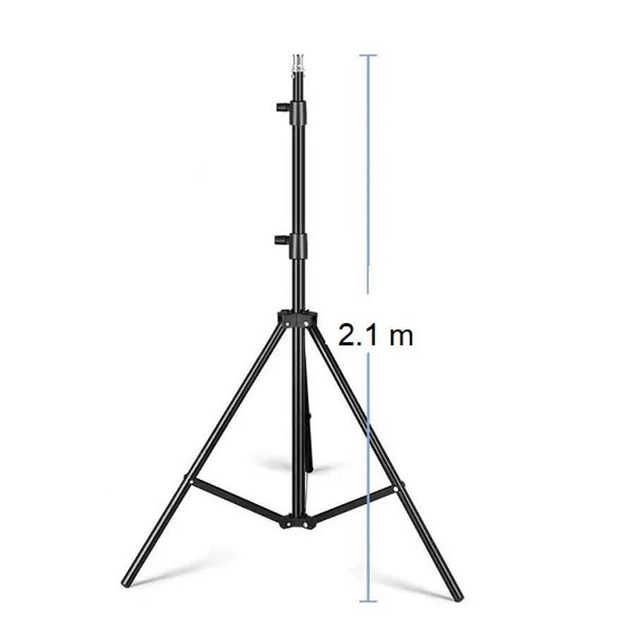 Wolulu AS-32725 10" 3 Mode White LED Ring Light with 2.1m Stand
