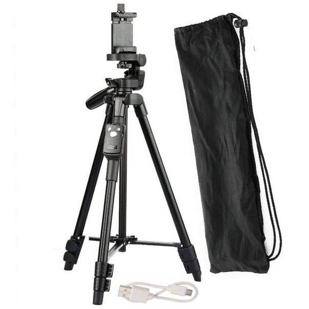 Yufeng JG20375271 3388 Tripod With Bluetooth Remote For IOS &amp; Android Cellphones