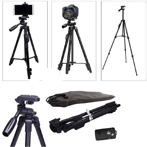 Yufeng JG20375271 3388 Tripod With Bluetooth Remote For IOS &amp; Android Cellphones