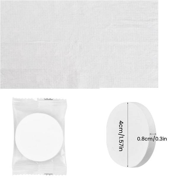30cm x 60cm Thickened Pack Of 10 Pearl Pattern Compressed Face Towel
