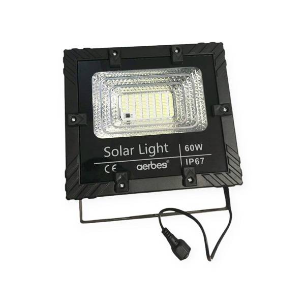Aerbes AB-T660 60w 54LED 6500K Solar Powered Flood Light With Remote Control
