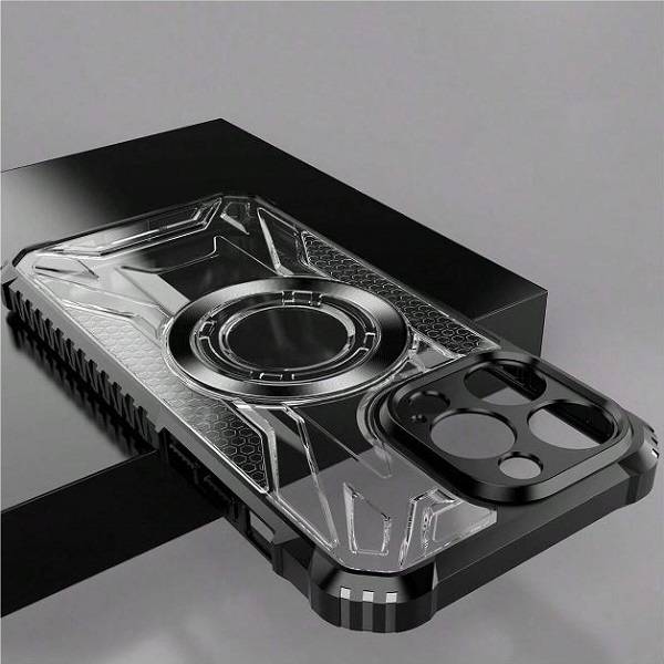 Transparent Armor Case For Iphone 15 Pro Max Classic Design