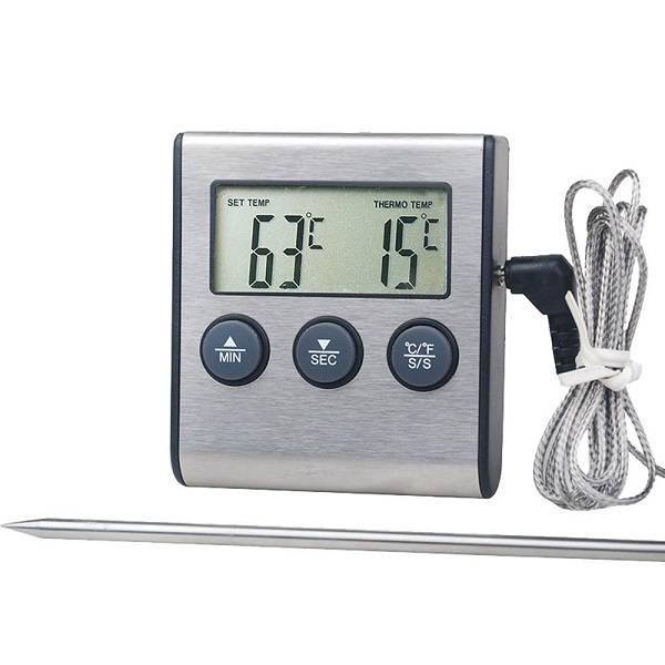 Jiageng JG20375482 Multi-function Digital Grill BBQ Meat Thermometer