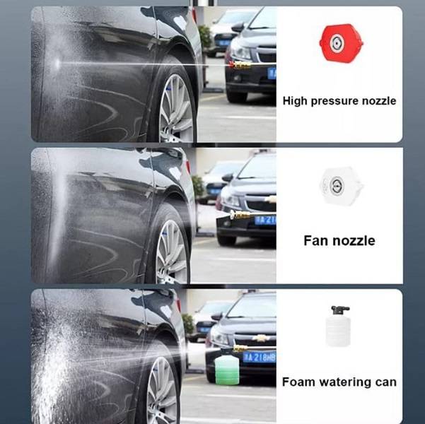 Rechargeable High-Pressure 48V Car Washing Machine Gun Set With 2 48V Lithium Batteries