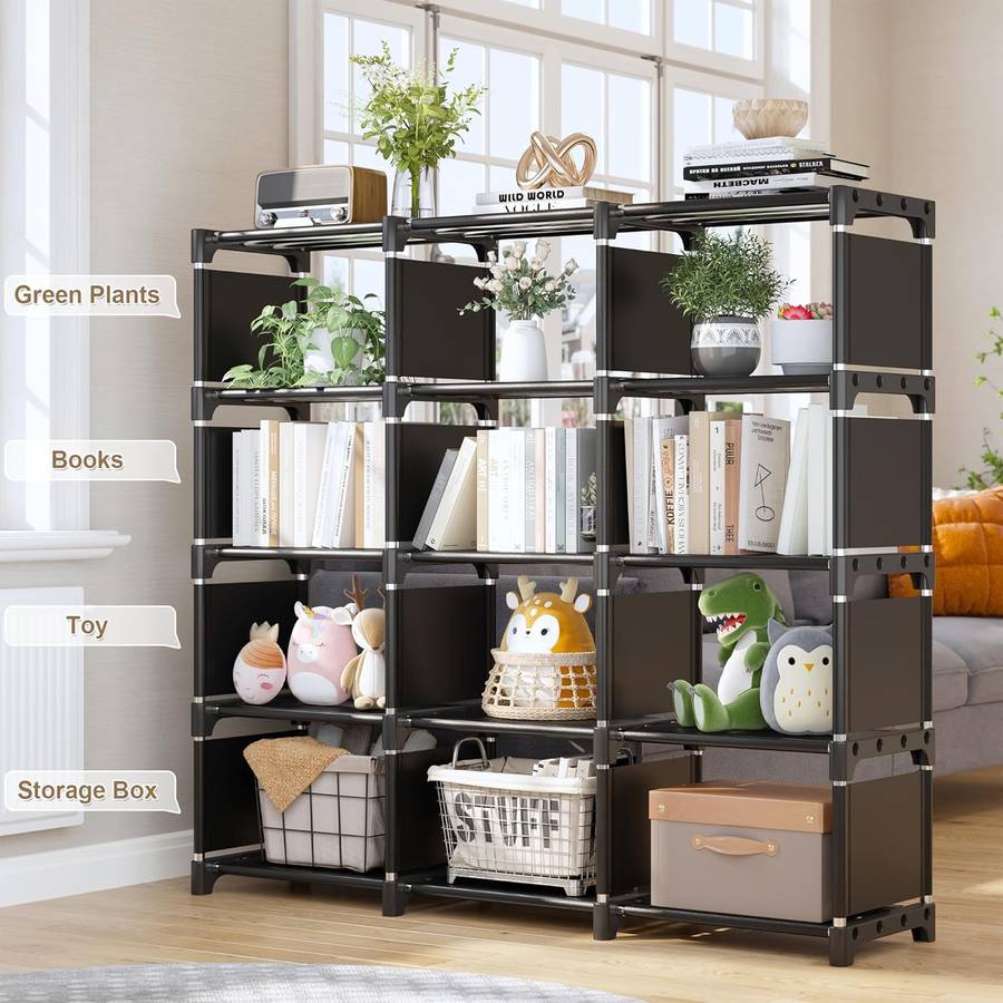 JG20375338 12 Slots Bookshelf Organizer