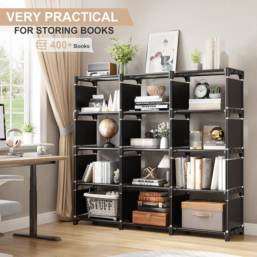 JG20375338 12 Slots Bookshelf Organizer