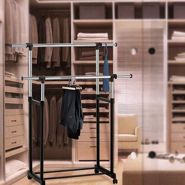 JG20375328 Double Pole Drying Rack 8006-1