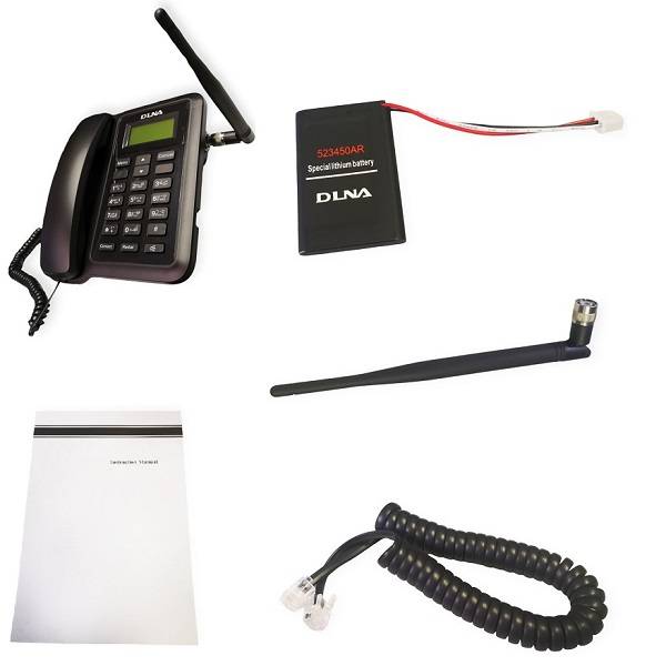 DLNA ZT1500+ Battery Operated Telephone With Dual Sim Card Slot
