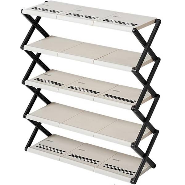 Easy 5 Tier Collapsible Shoe Rack