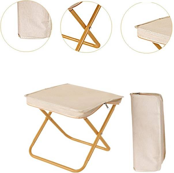Outdoor Pencil Case Folding Camping Stool 28cm