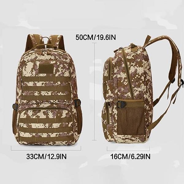 JG20375523 Camoflage Camping/ Hiking Bag 50cm x 33cm