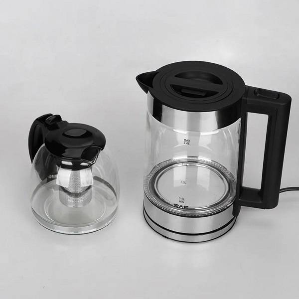 Raf R.7898 Cordless1500W Electric 2L Kettle With 800ml Teapot