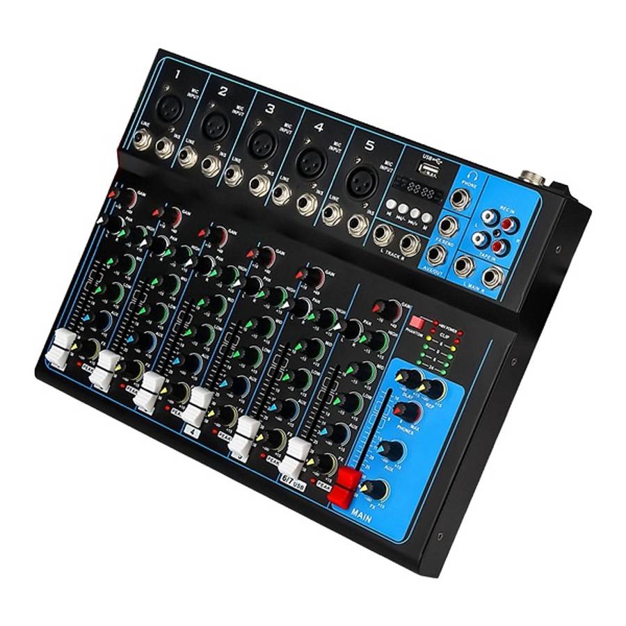 JG20375456 DJ 7 Channel Audio Sound Mixing  Console